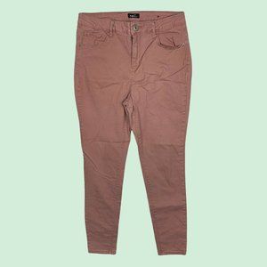 Rue 21 Jean Legging 10 Womens Jegging Pink Mid Rise Skinny Jeans Stretch